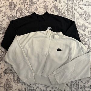 2 Nike Mockneck Crewneck Sweatshirts